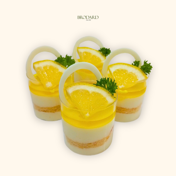Ly Tròn - Bánh Mousse Chanh Lemon