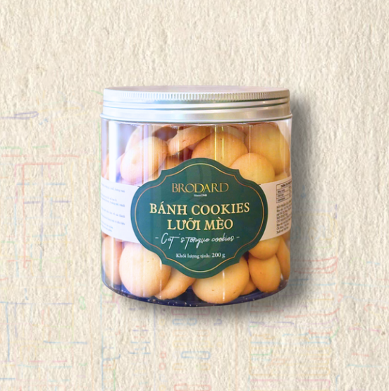 Bánh Cookies Lưỡi Mèo - Hộp