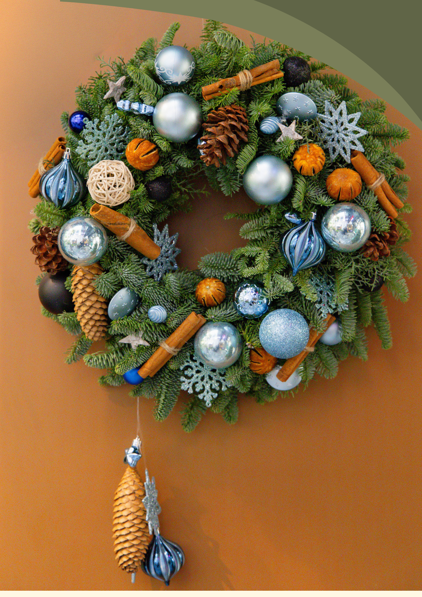 Eve – Vòng Treo Thông Tươi Blue Wreath